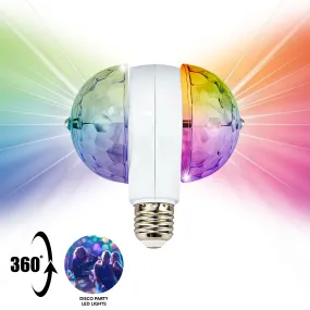 Glow Night Party Rotating LED Light Bulb