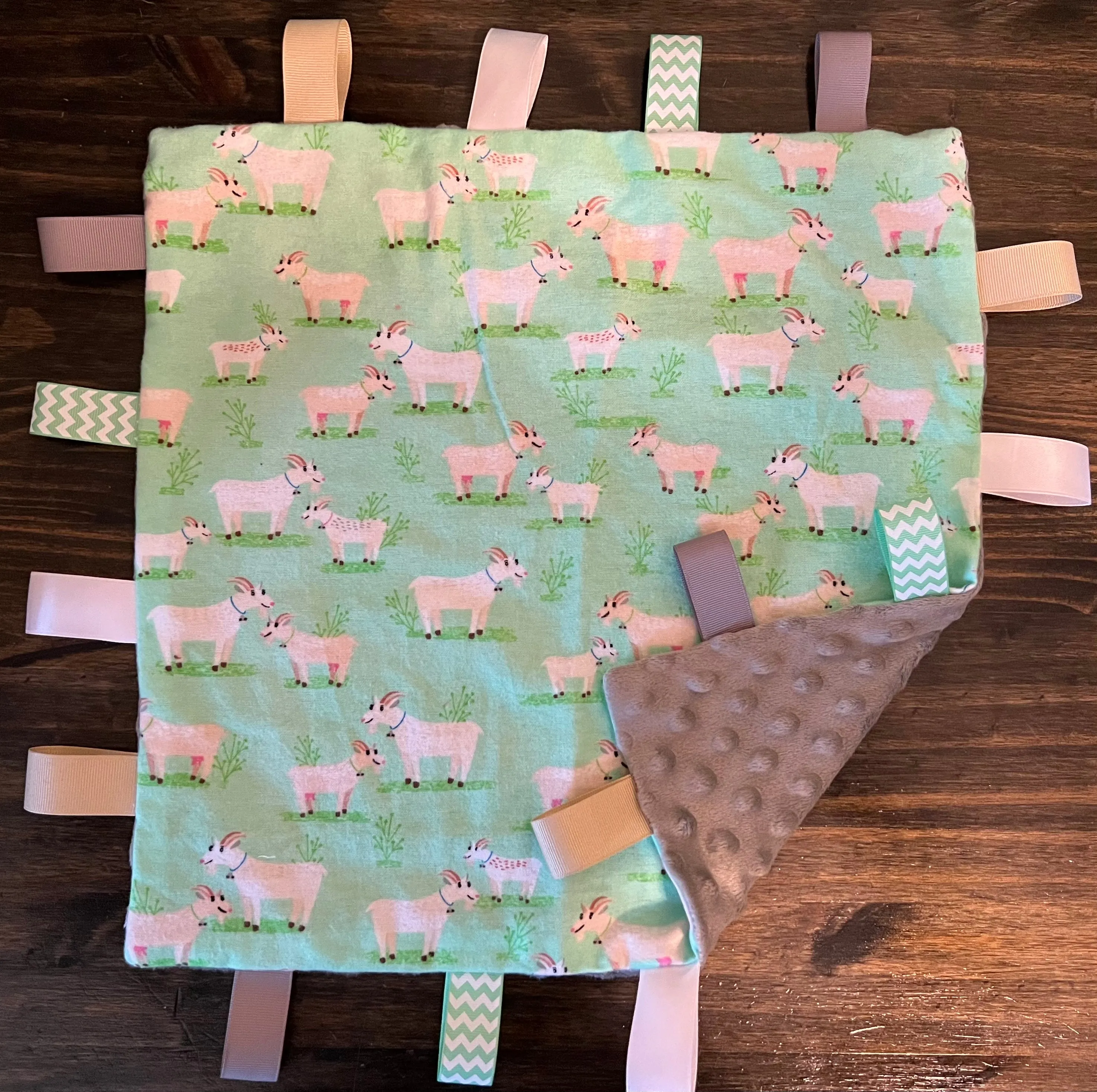 Goat Taggie Blanket