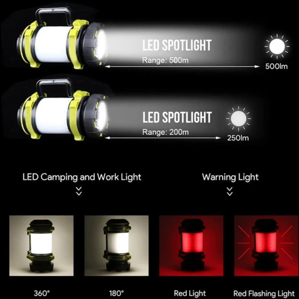 Handheld Multifunction LED Camping Waterproof Lantern