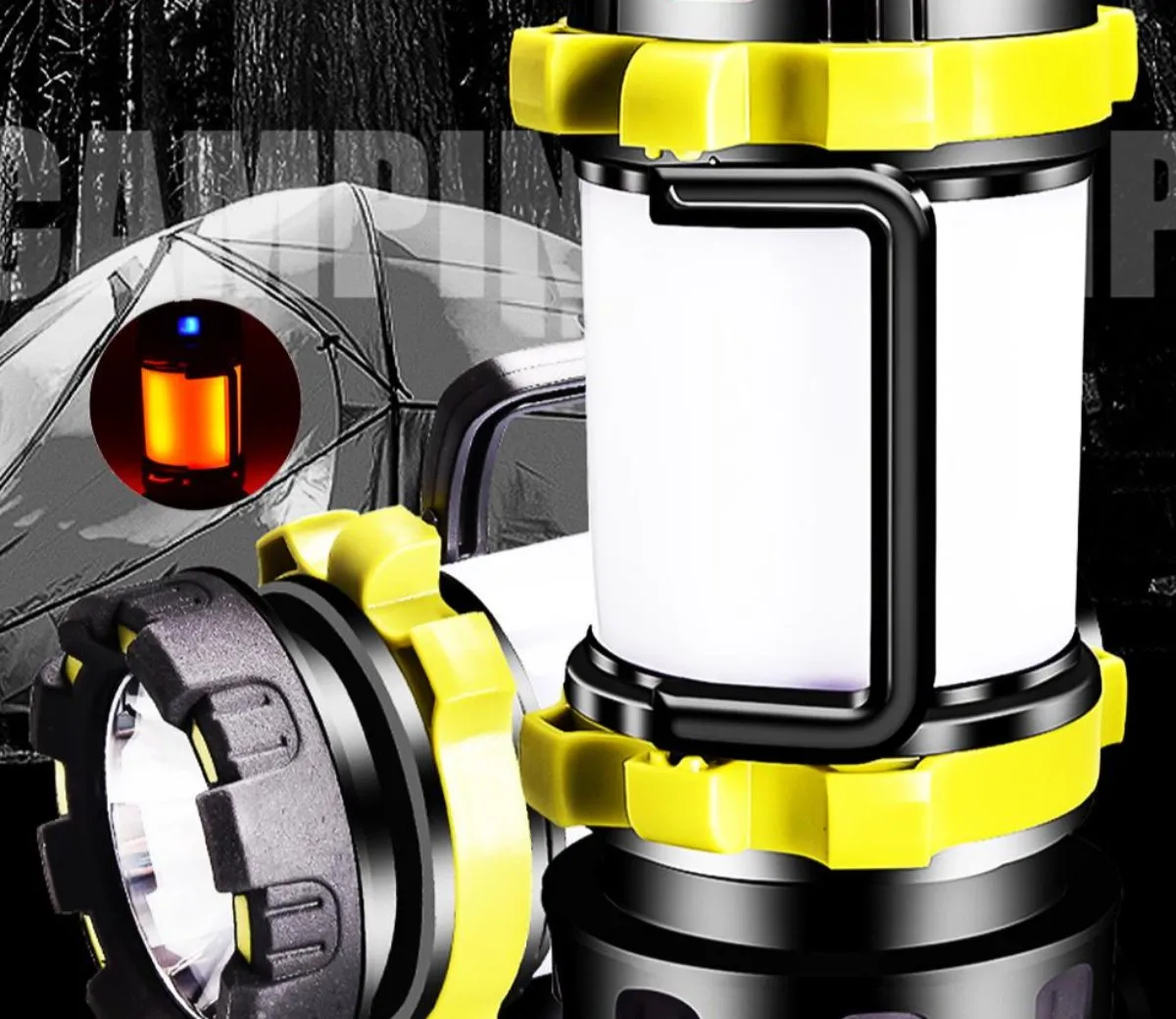 Handheld Multifunction LED Camping Waterproof Lantern