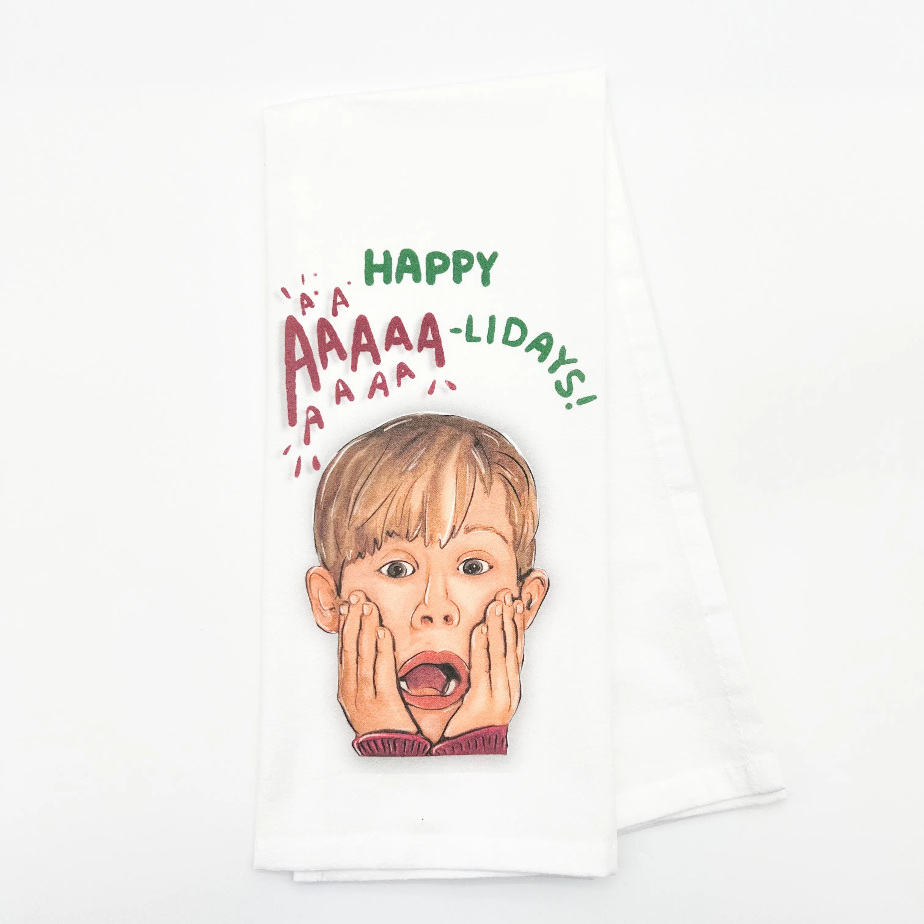 Happy AAA-lidays Tea Towel