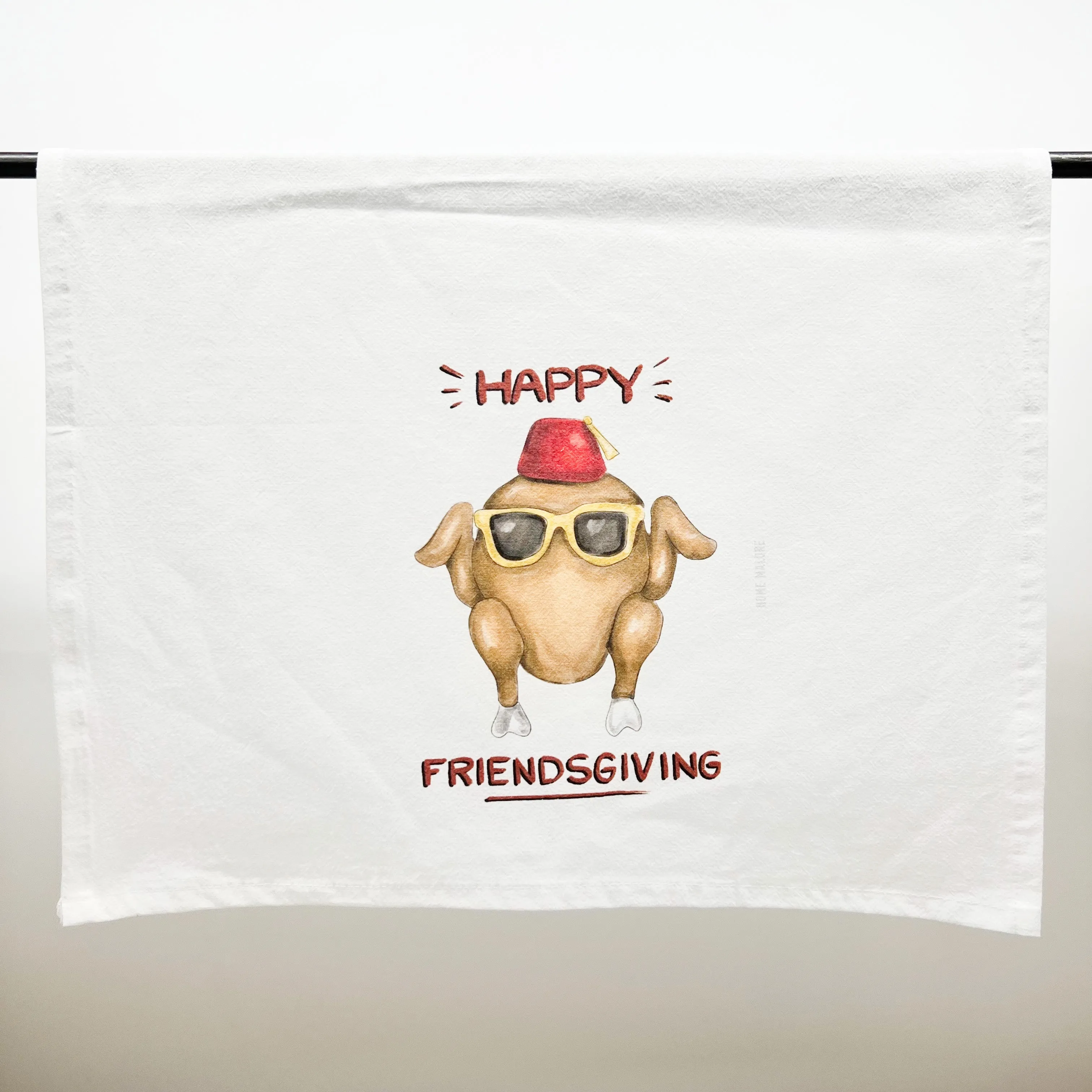 Happy Friendsgiving Tea Towel