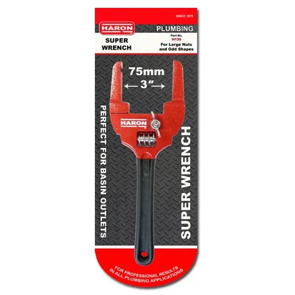 Haron H130 75mm Wide Jaw Super Wrench