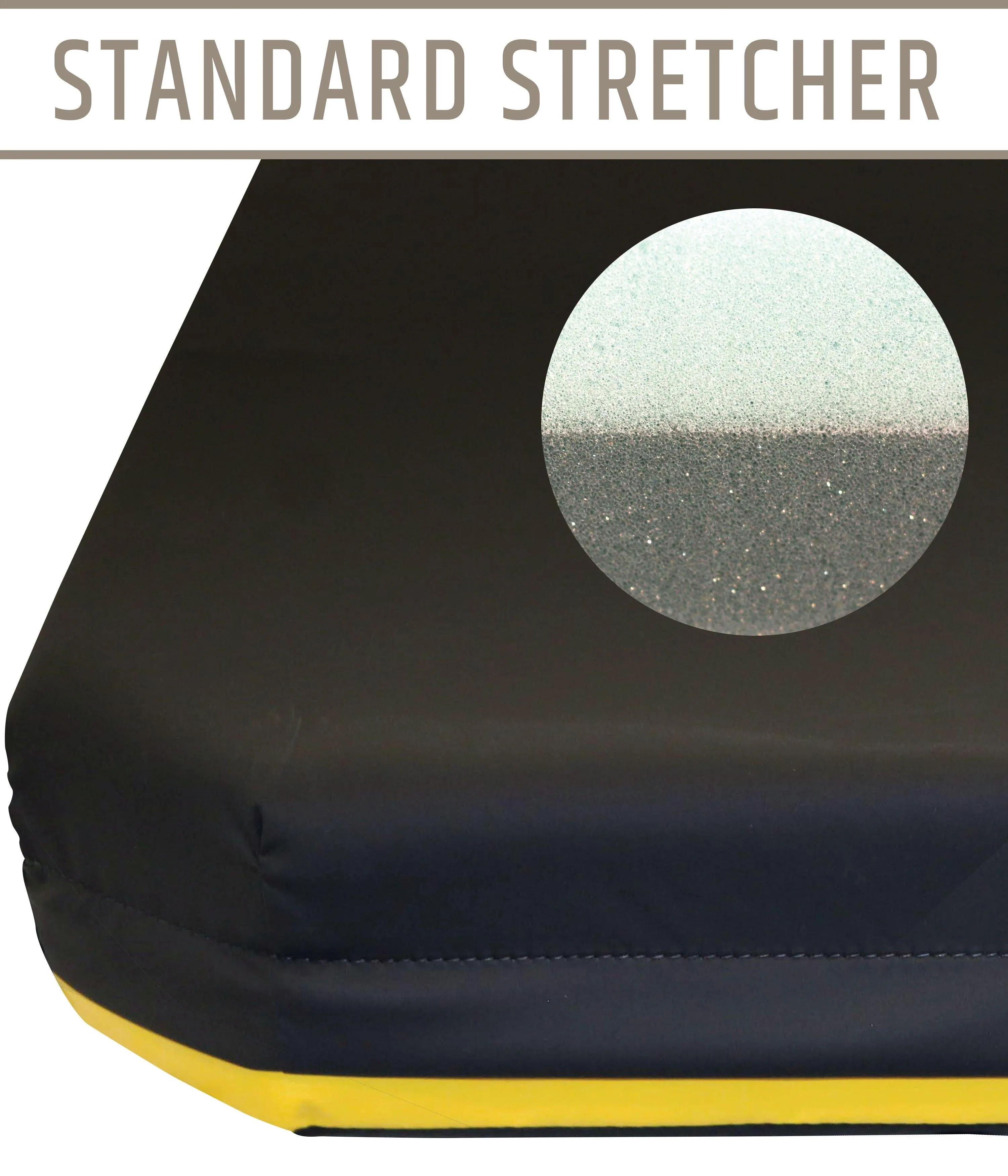 Hausted Transportation (Model 610) 4" Standard Stretcher Pad with Color Identifier