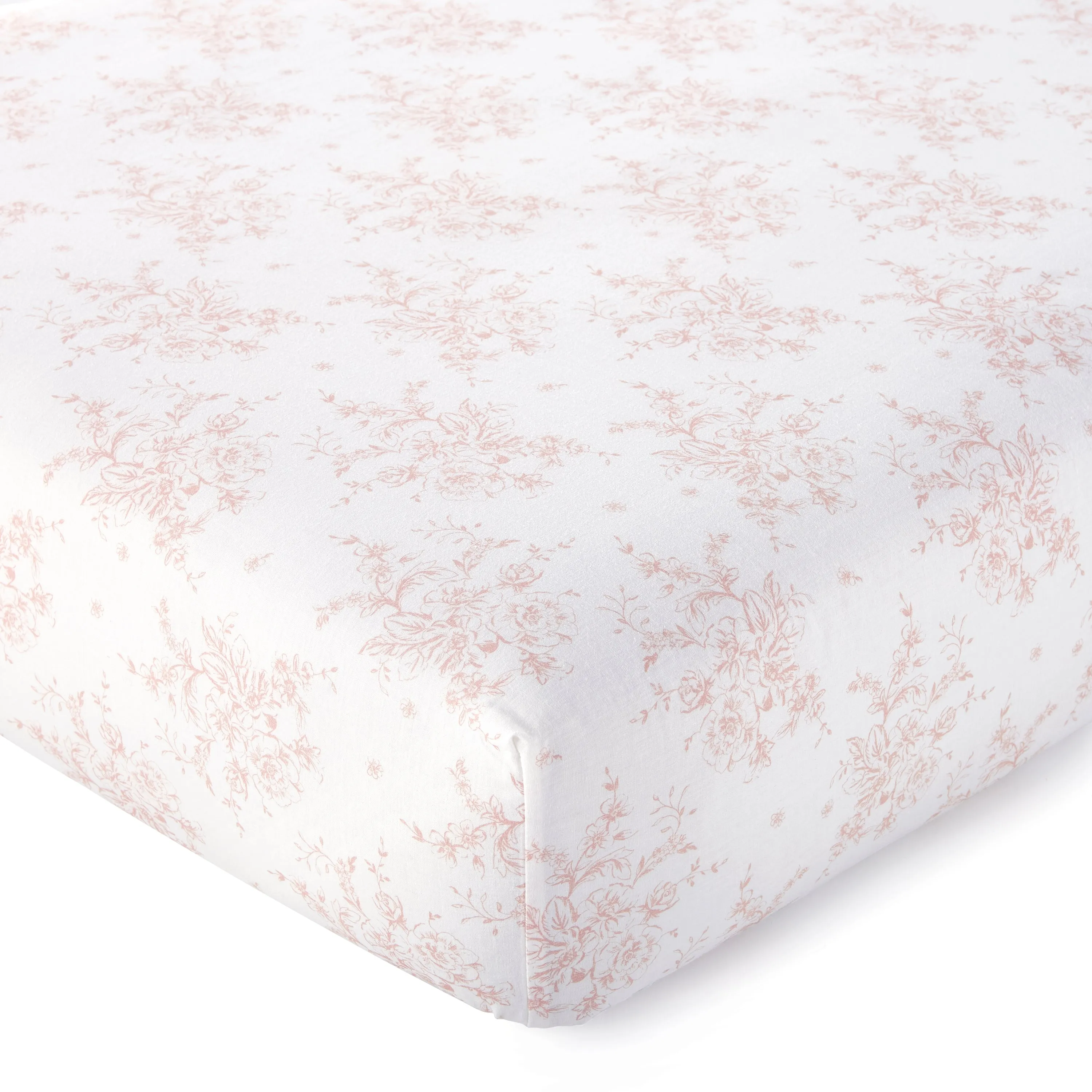 Heritage Blush Velvet Baby Bed Set