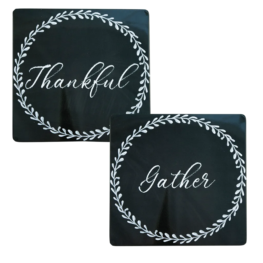 HP77AZ 2 Pack Licensed Gratitudes Hot Pad Set by Range Kleen