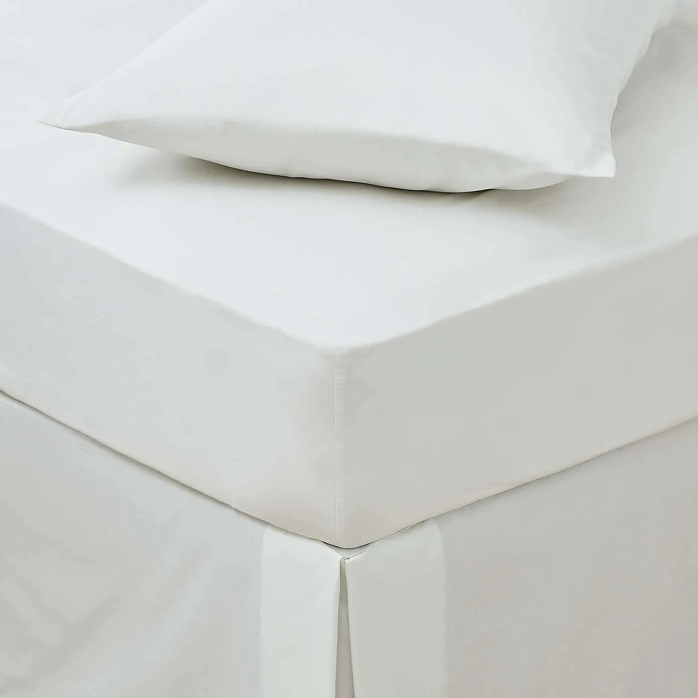 Imported Percale Sheets - Ivory