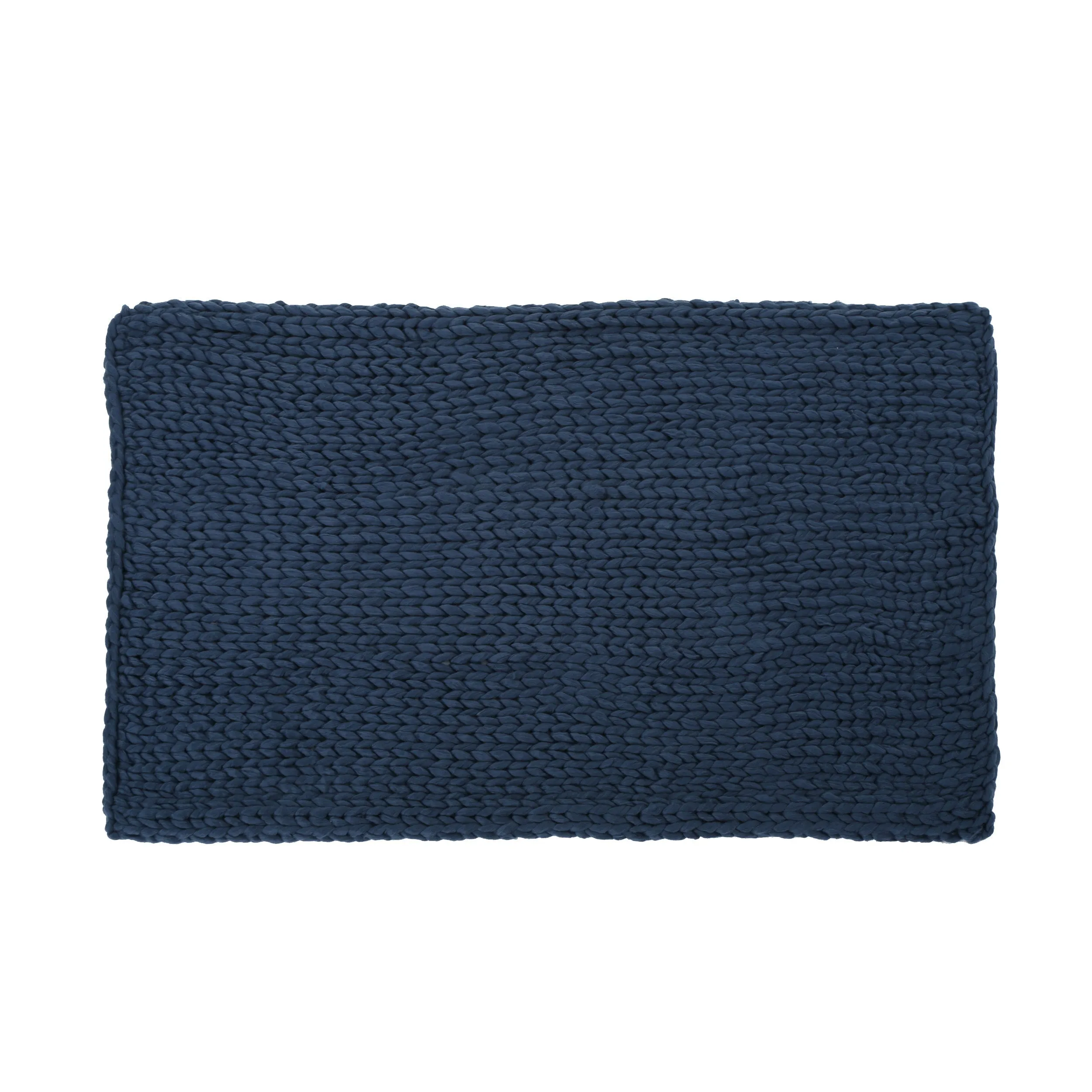 Jacqueline Modern Knit Stitch Fabric Rectangle Throw Blanket