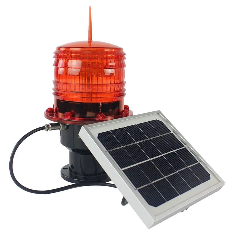 JW-SAL-002 Solar Warning Light for Telecom Tower|Marine|Aviation Obstruction