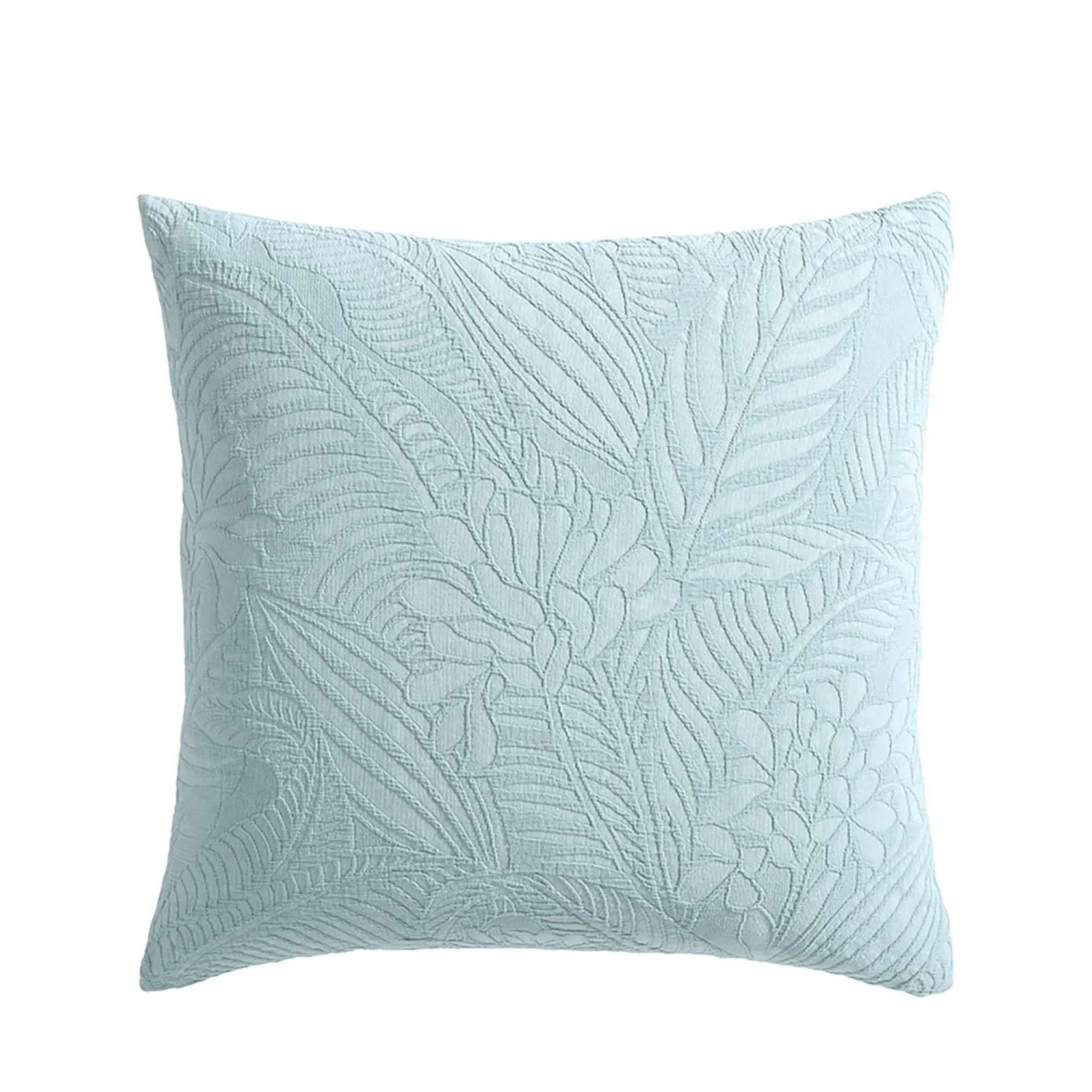 Kaia Sage European Pillowcase by Logan and Mason Platinum