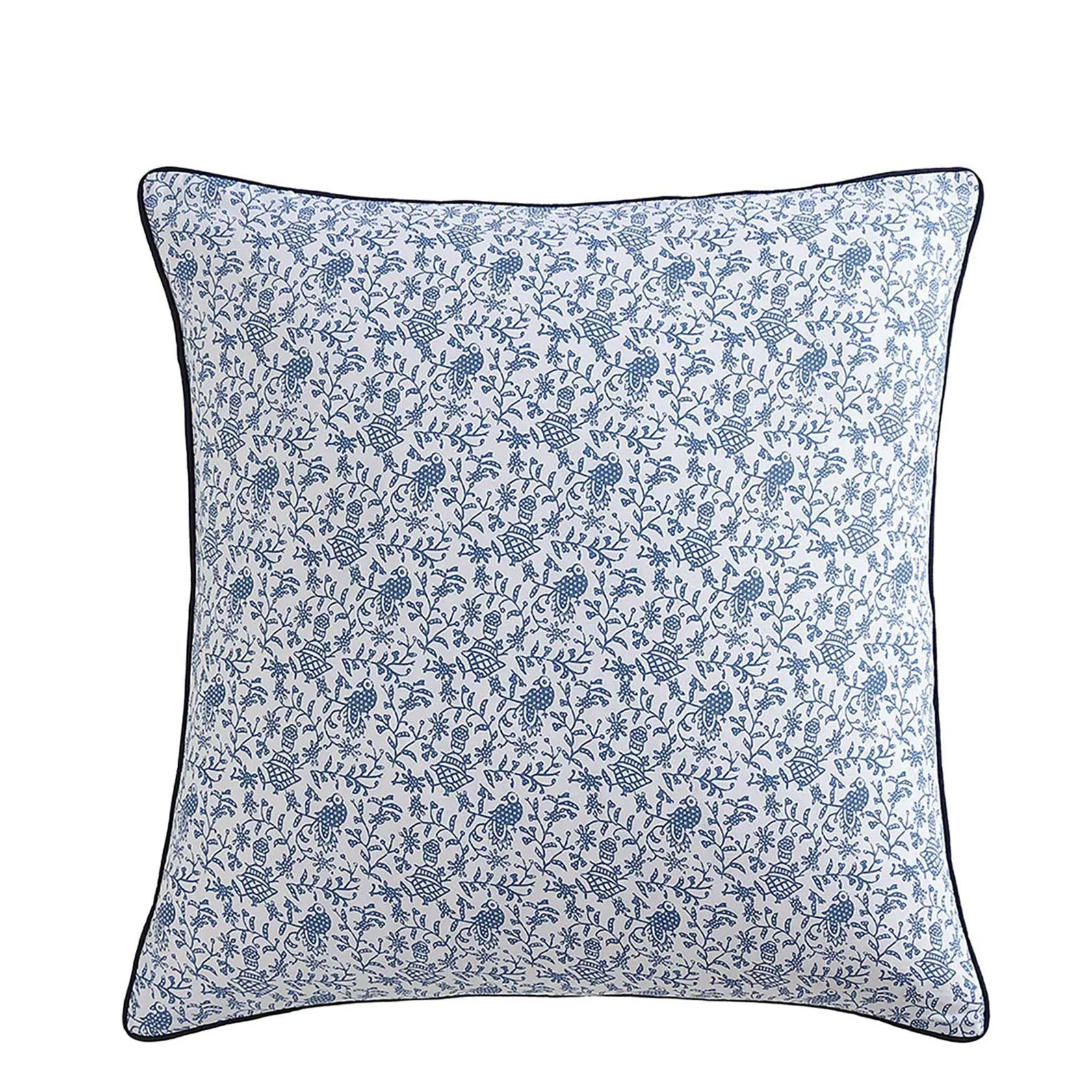 Kashmir Mid Blue European Pillowcase by Logan and Mason