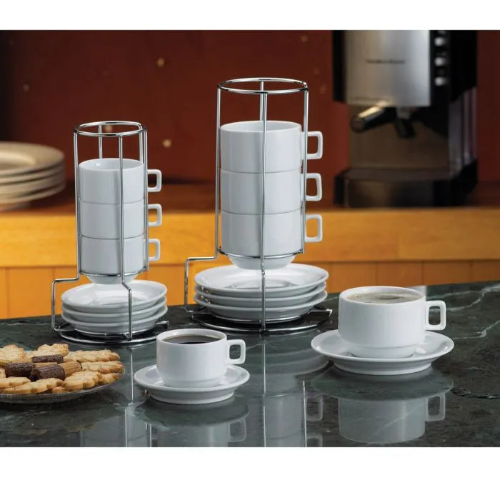 Kitchen Stackable Espresso Mug Set