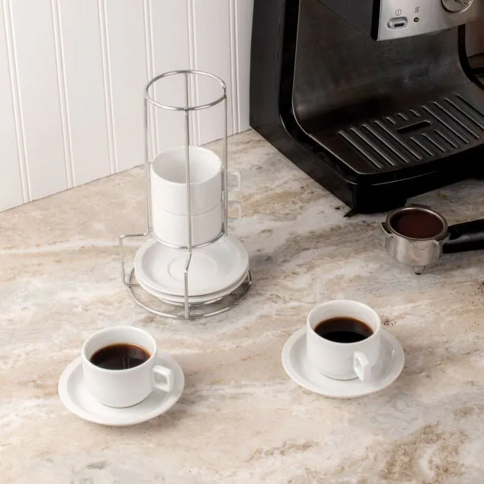 Kitchen Stackable Espresso Mug Set