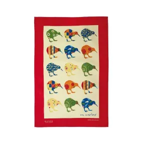 Kiwi Applique Tea Towel