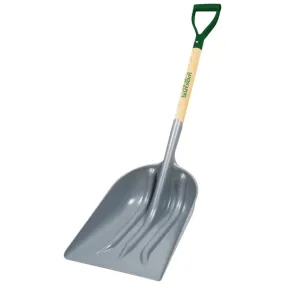 Landscapers Select #12 Poly Scoop with D-Grip on Wood Handle