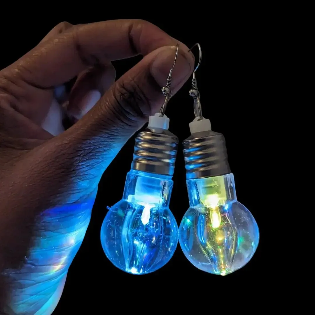 LED Bulb Earrings