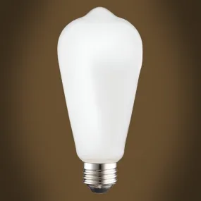 LED Edison Bulb - ST19 Vintage - 8 Watt - Frosted - 3200K-1800K