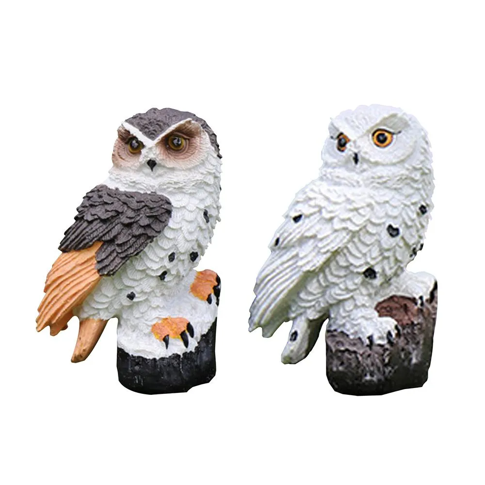 LED Garden Owl Solar Lights Patio Yard Lawn Stake Lamp Party Decor