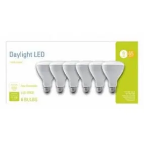 LED Light Bulbs, Frosted Daylight, 9-Watts, 650 Lumens, 6-Pk.