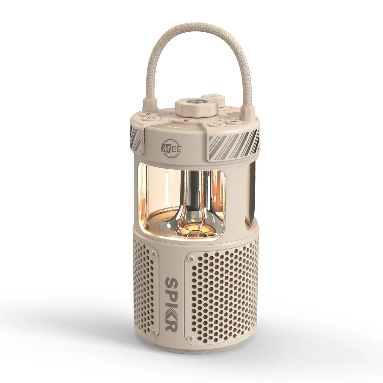 lightSPKR Bluetooth Wireless Speaker with Camping Lantern