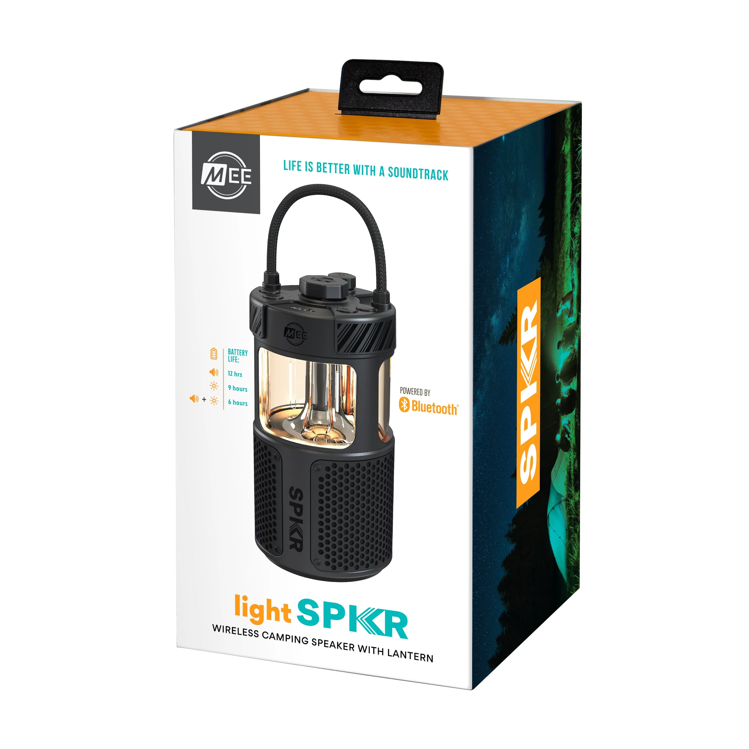 lightSPKR Bluetooth Wireless Speaker with Camping Lantern