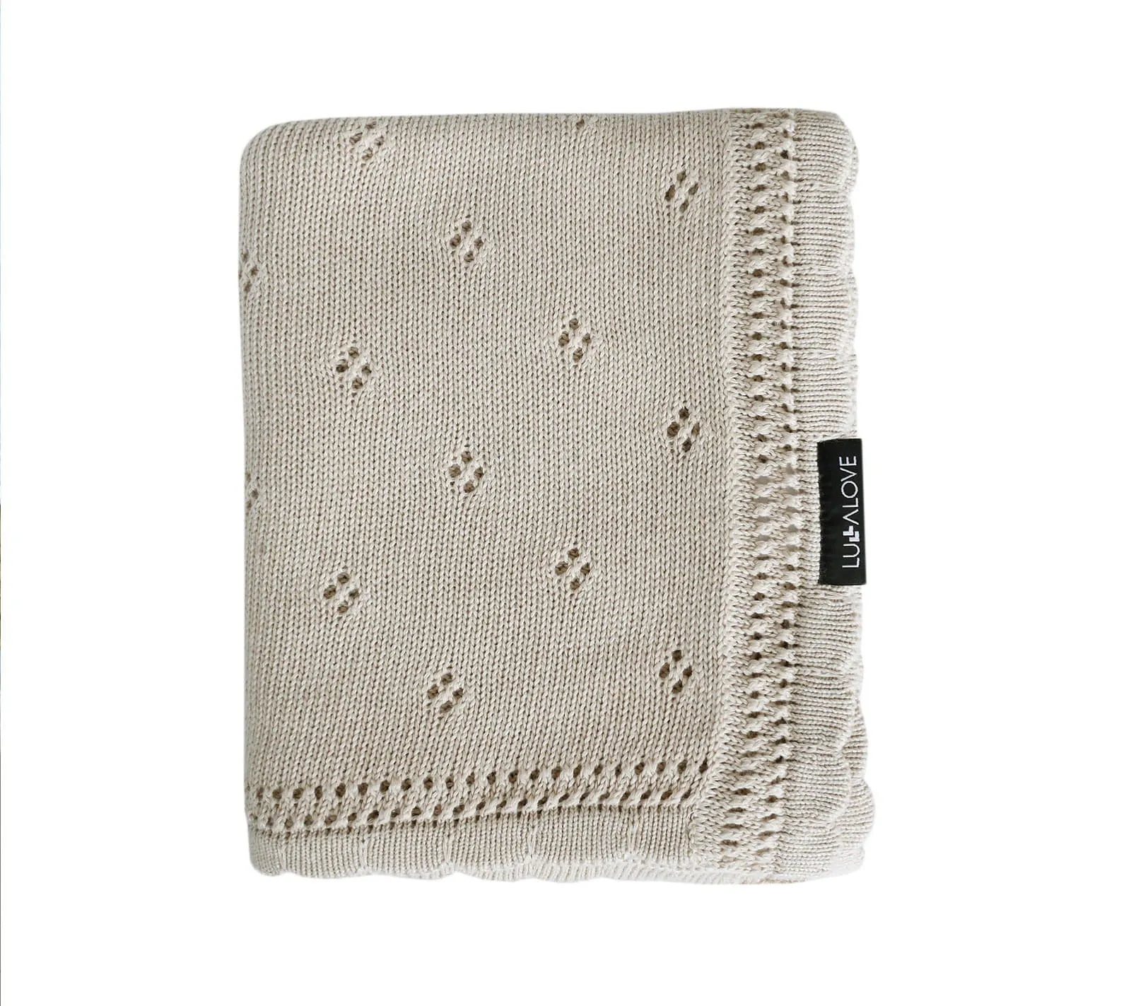 Lullalove Cellular Bamboo Baby Blanket - Daisy