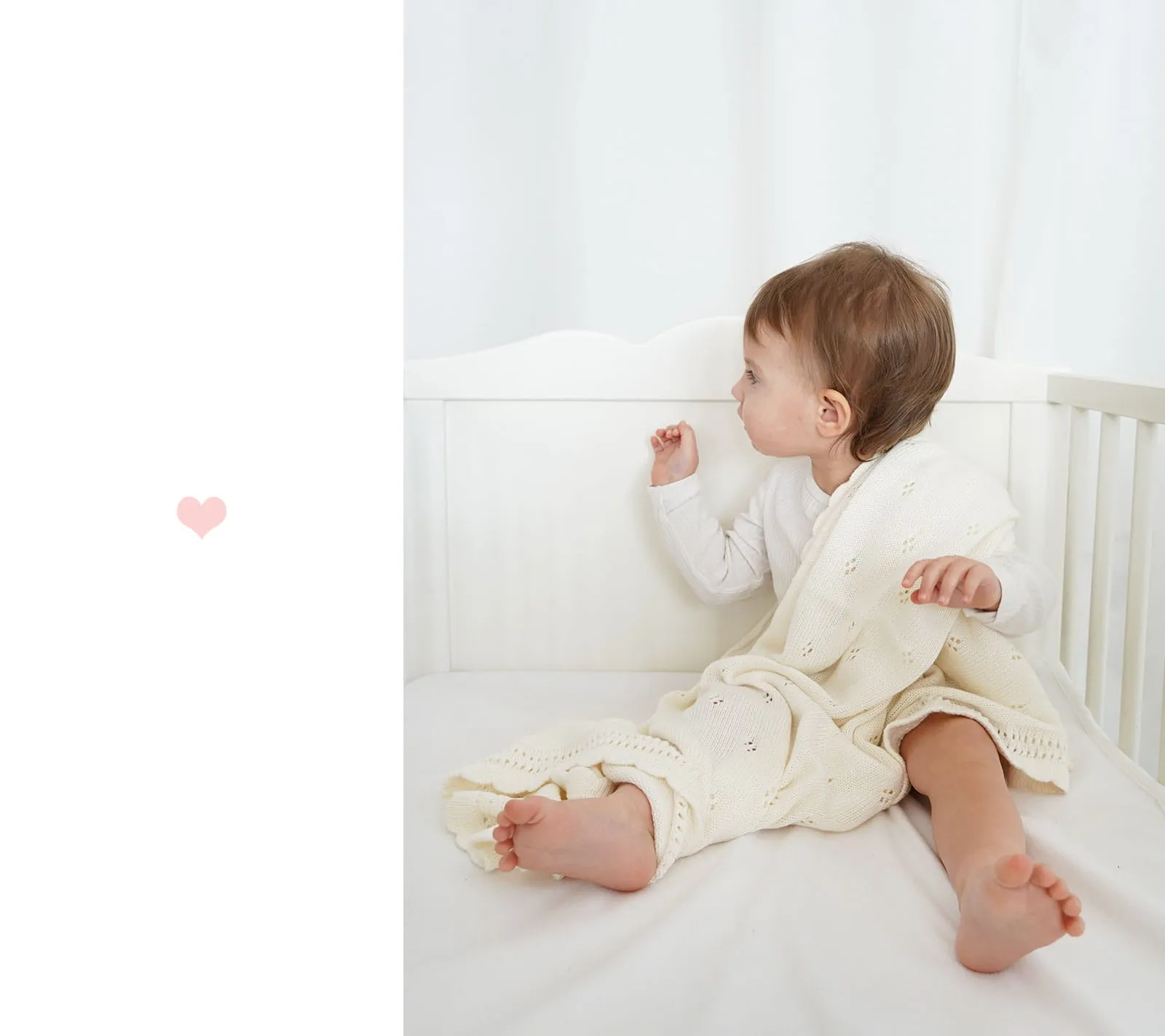 Lullalove Cellular Bamboo Baby Blanket - Daisy