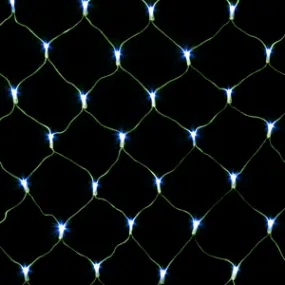 M5 LED Net Lights - 100 Count - Blue - Green Wire