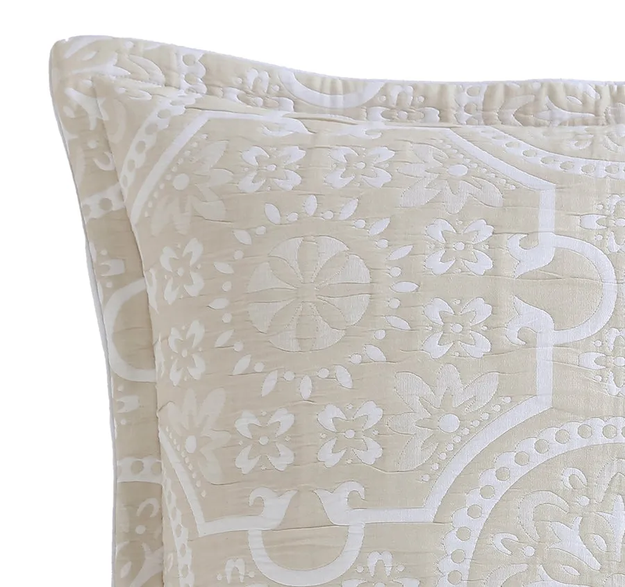 Mayfair European Pillowcase Stone