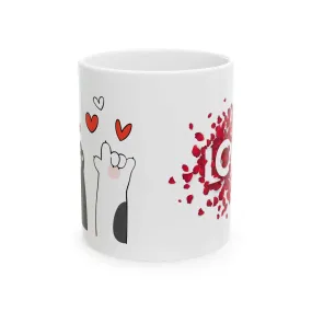 MEOW LOVE! CERAMIC MUG