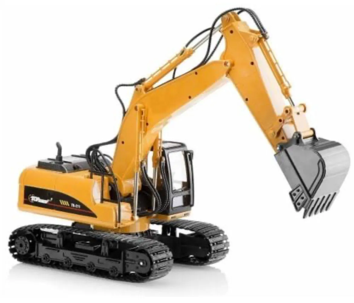 Metal Remote Control Excavator Toys 1:20 Rechargeable RC Construction Vehicles Book