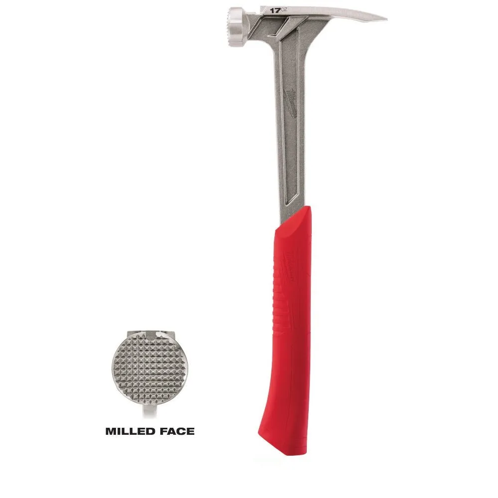 Milwaukee 48-22-9016 17oz Milled Face Framing Hammer