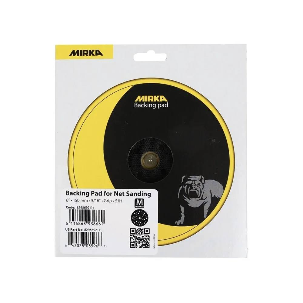 Mirka CEROS / ROS Backing Pad 150mm 51H Medium