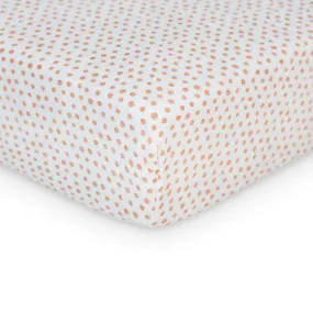 Muslin Crib Sheet - Dots