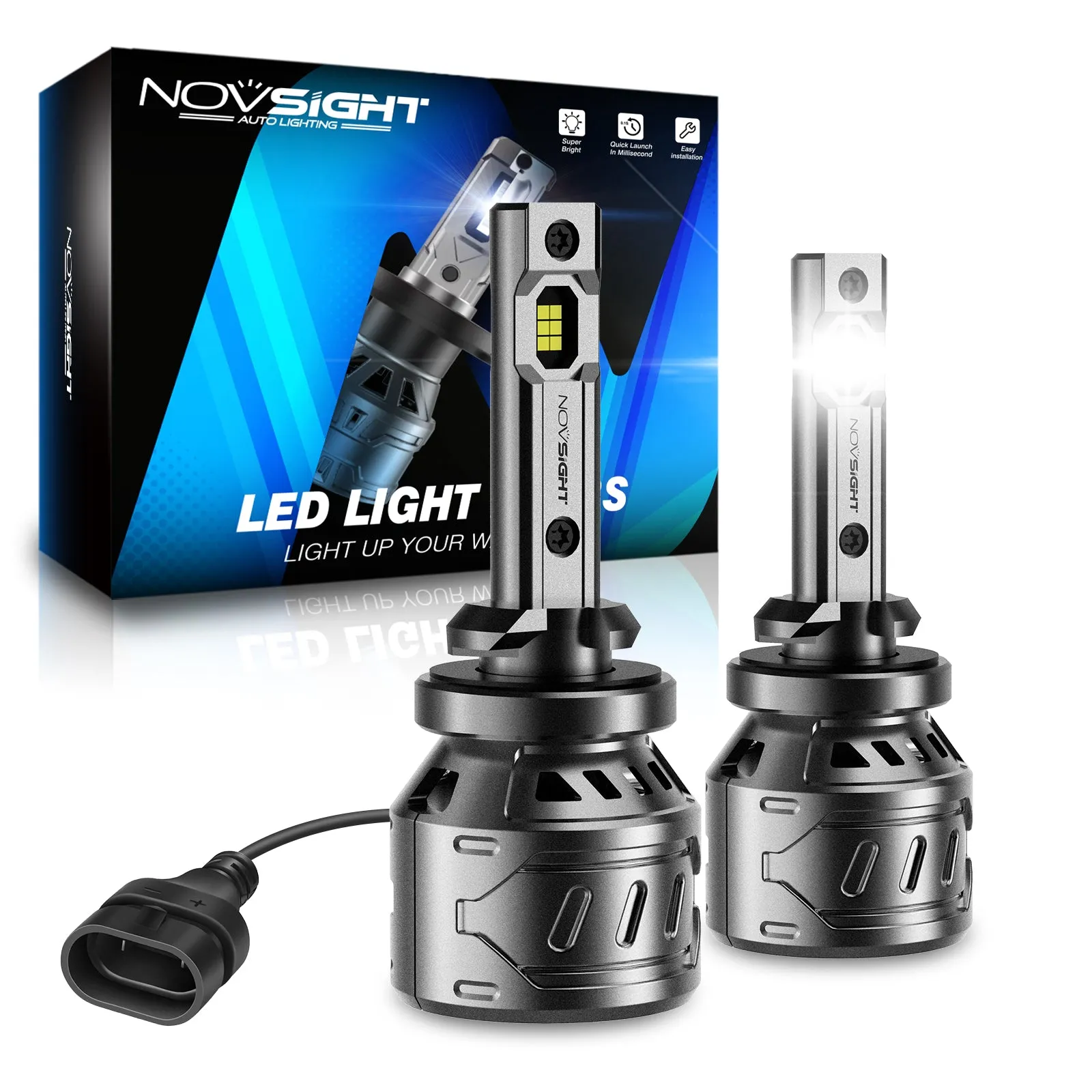 N61 General Series | 880 Fog Light LED Bulbs Stable Output 60W 13000LM 6500K White | 2 Bulbs