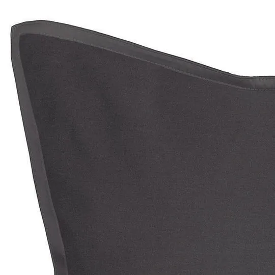 Nara Charcoal European Pillowcase by Linen House