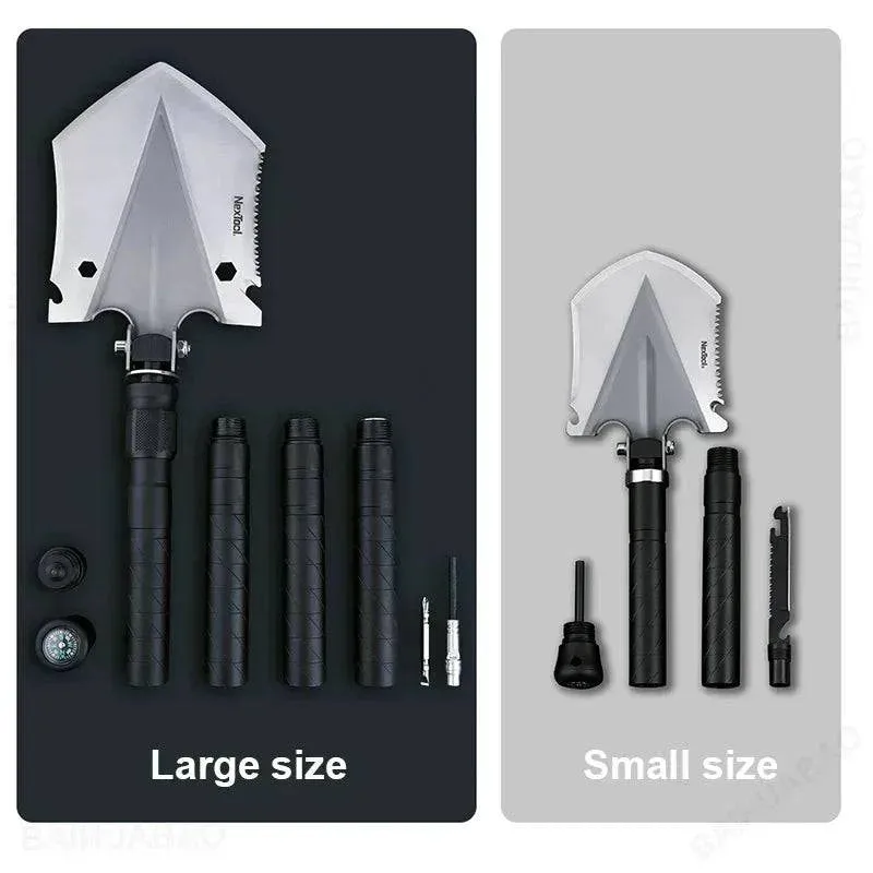 NexTool Outdoor Folding Shovel 14 in 1 Multi-functional Shovel Multitool Camping Hoe Axe Hammer Wood Saw Knife Survival Tool