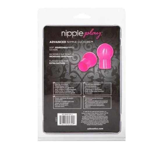 Nipple Play PVC Plastic Advanced Squeezable Nipple Stimulation Suckers