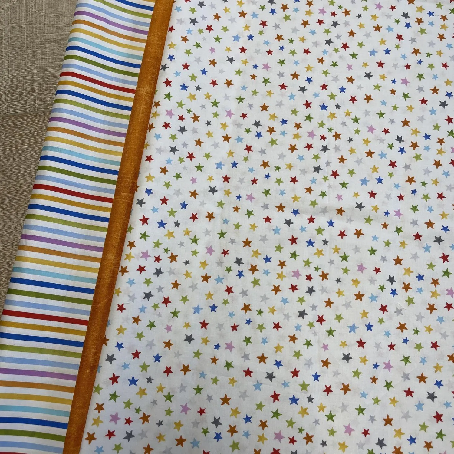 On The Go - 1 Pillowcase Kit - Stars/ Orange - Includes Pattern