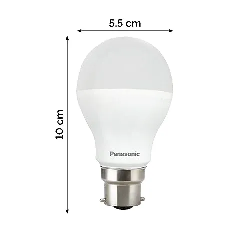 Panasonic 9W LED Bulb | LED Bulb 9 watt with B22 Base | 4kV Surge Protection 9 Watt Bulb (Cool Day Light, Pack of 2)