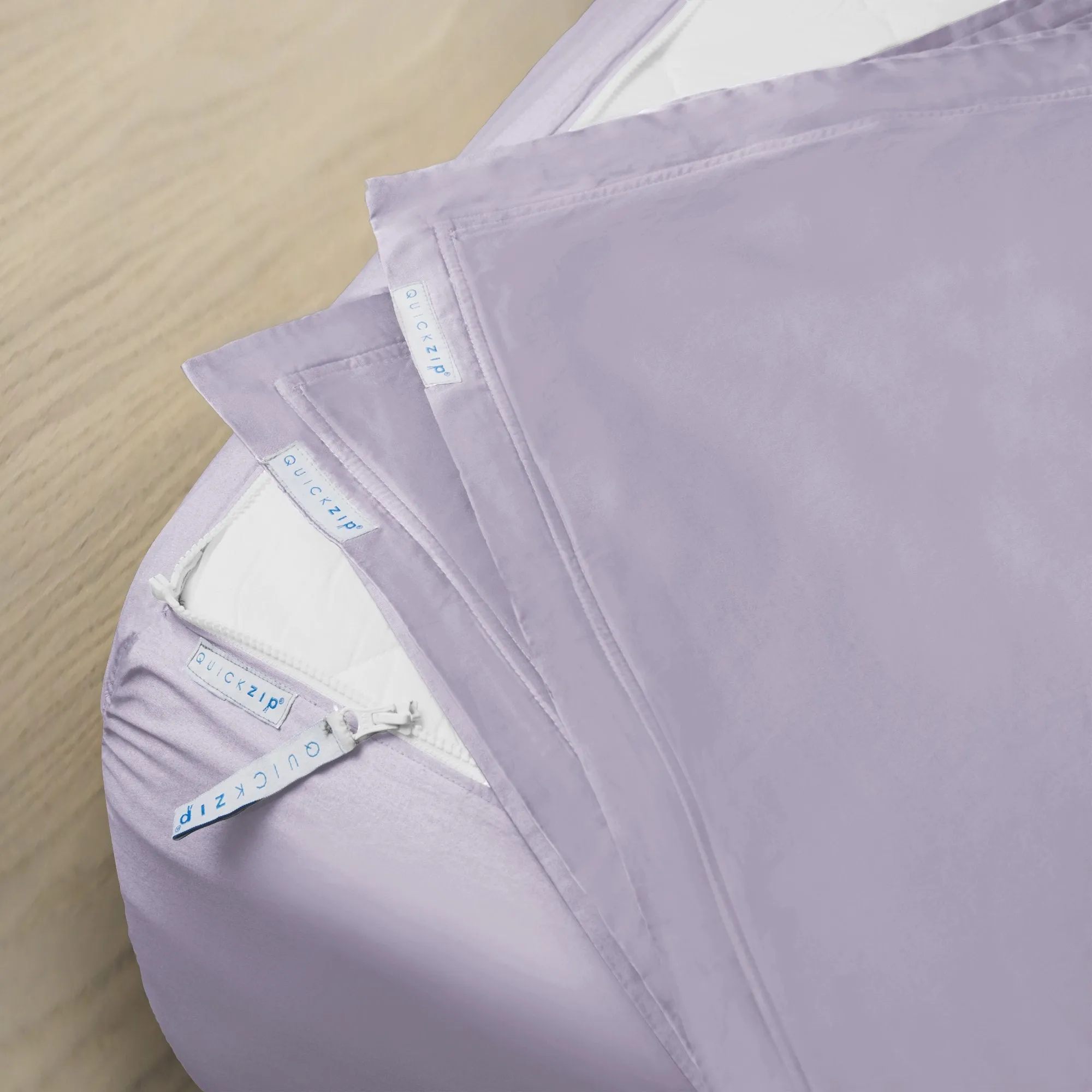 Percale Fitted Sheet (Base   Zip Sheet ) - Split King