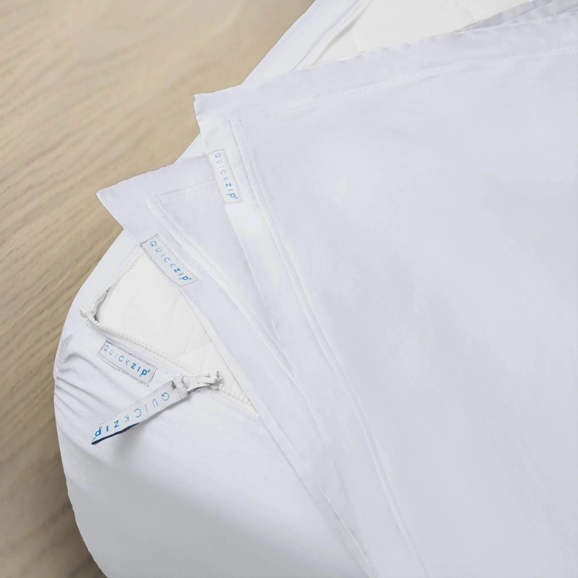 Percale Fitted Sheet (Base   Zip Sheet ) - Split King