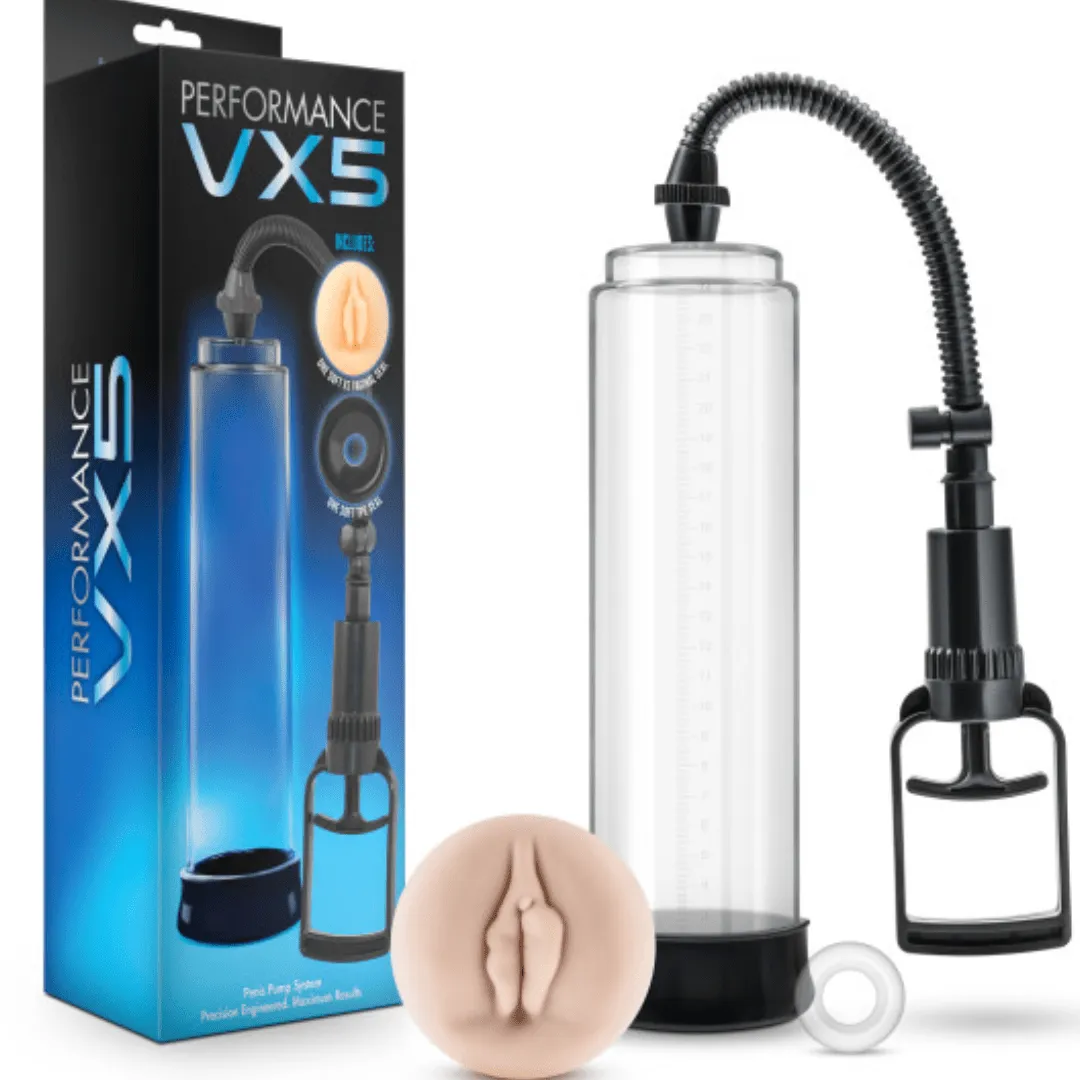 Performance VX5 Penis Pump System with Realistic Sleeve