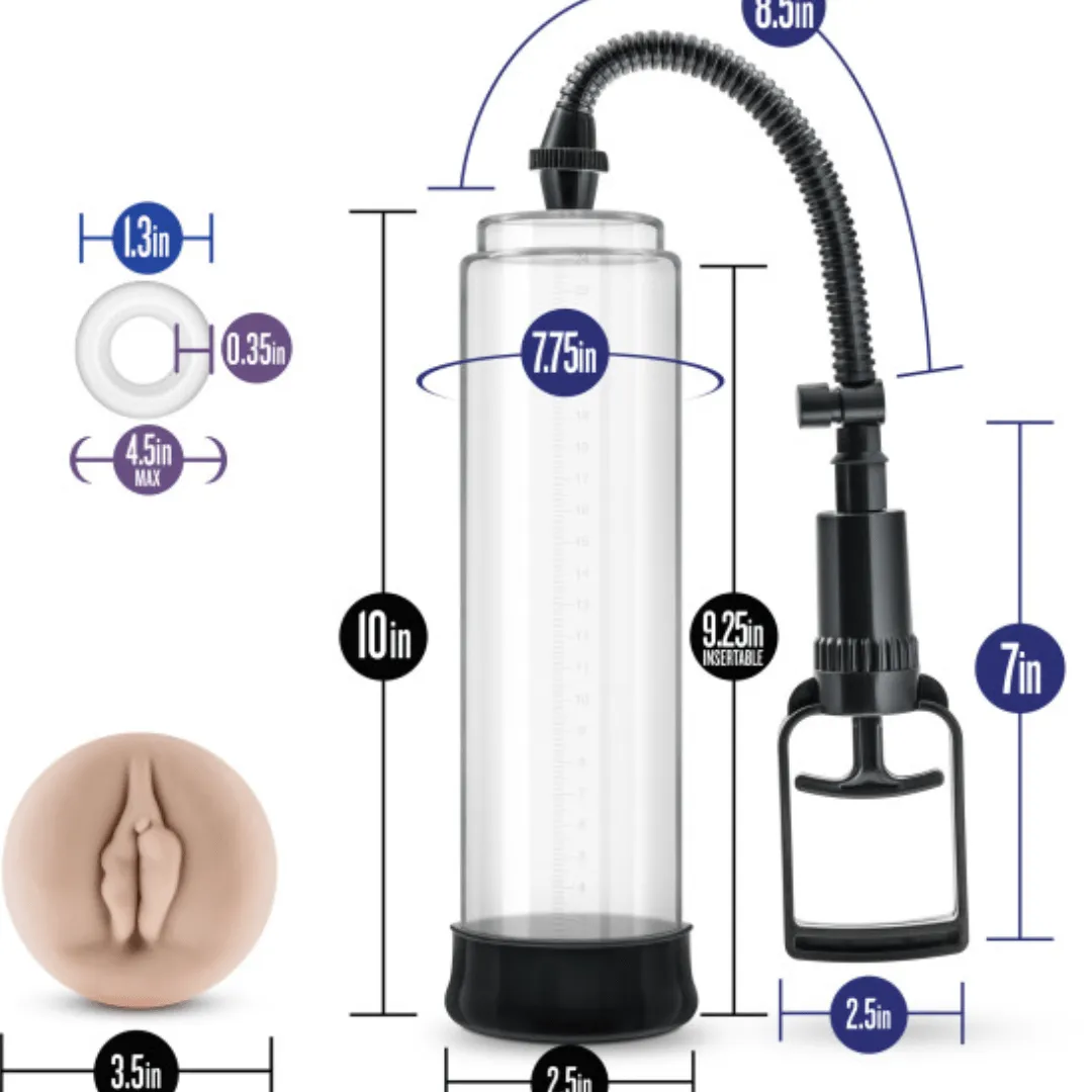 Performance VX5 Penis Pump System with Realistic Sleeve