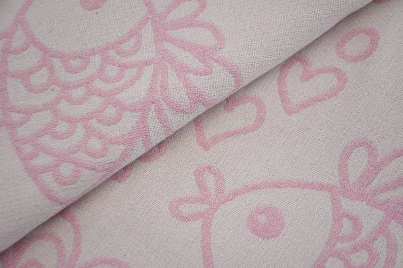 Pink Sea Life 100% Cotton Towel