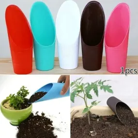 Plastic Bucket Shovel Potted Cultivation Cylinder Mini Plant Soil Spade & Shovel for Gardening