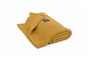 Poofi Organic Knitted Honeycomb Blanket (Honey)