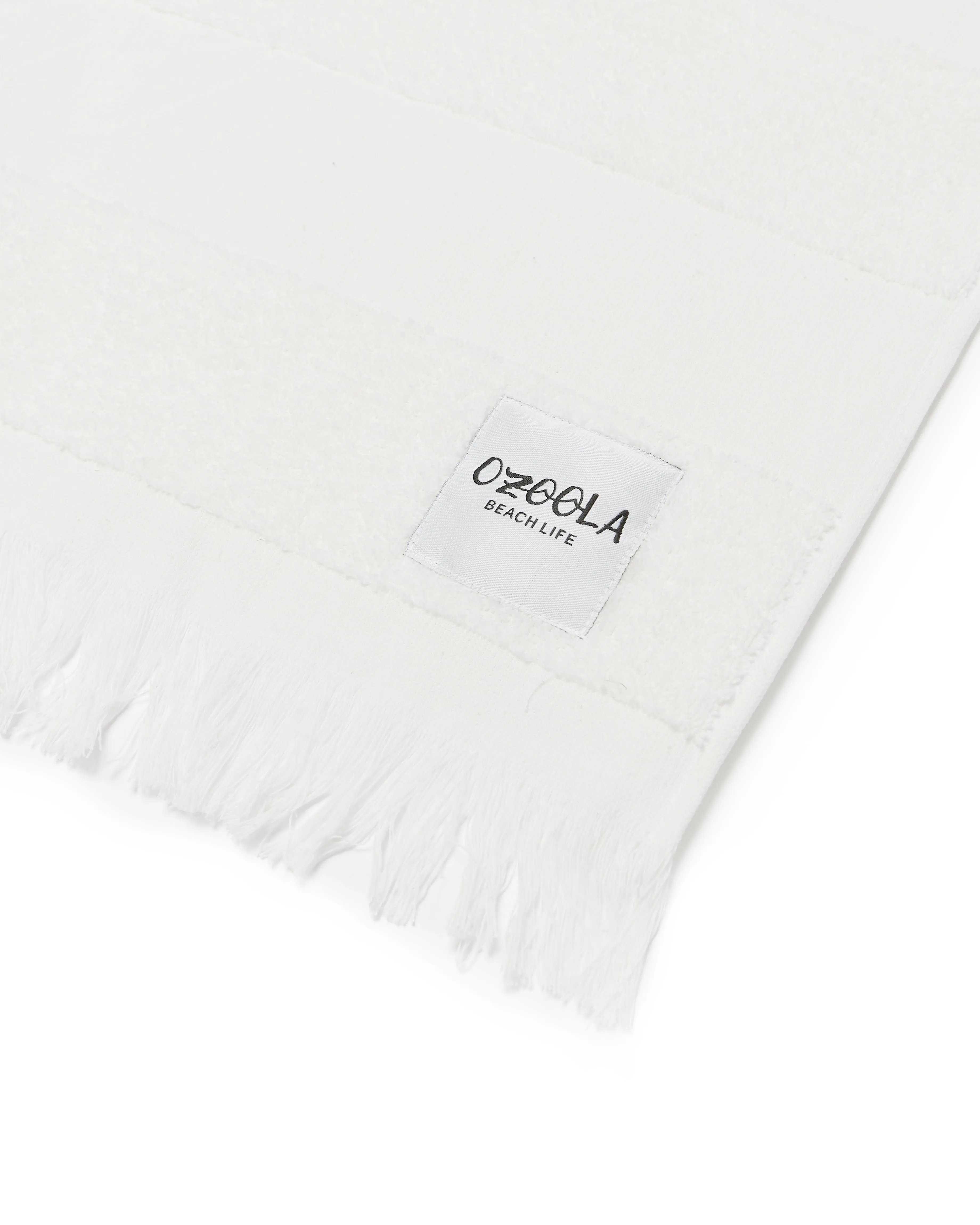 Pool To Beach Towel- White Wash