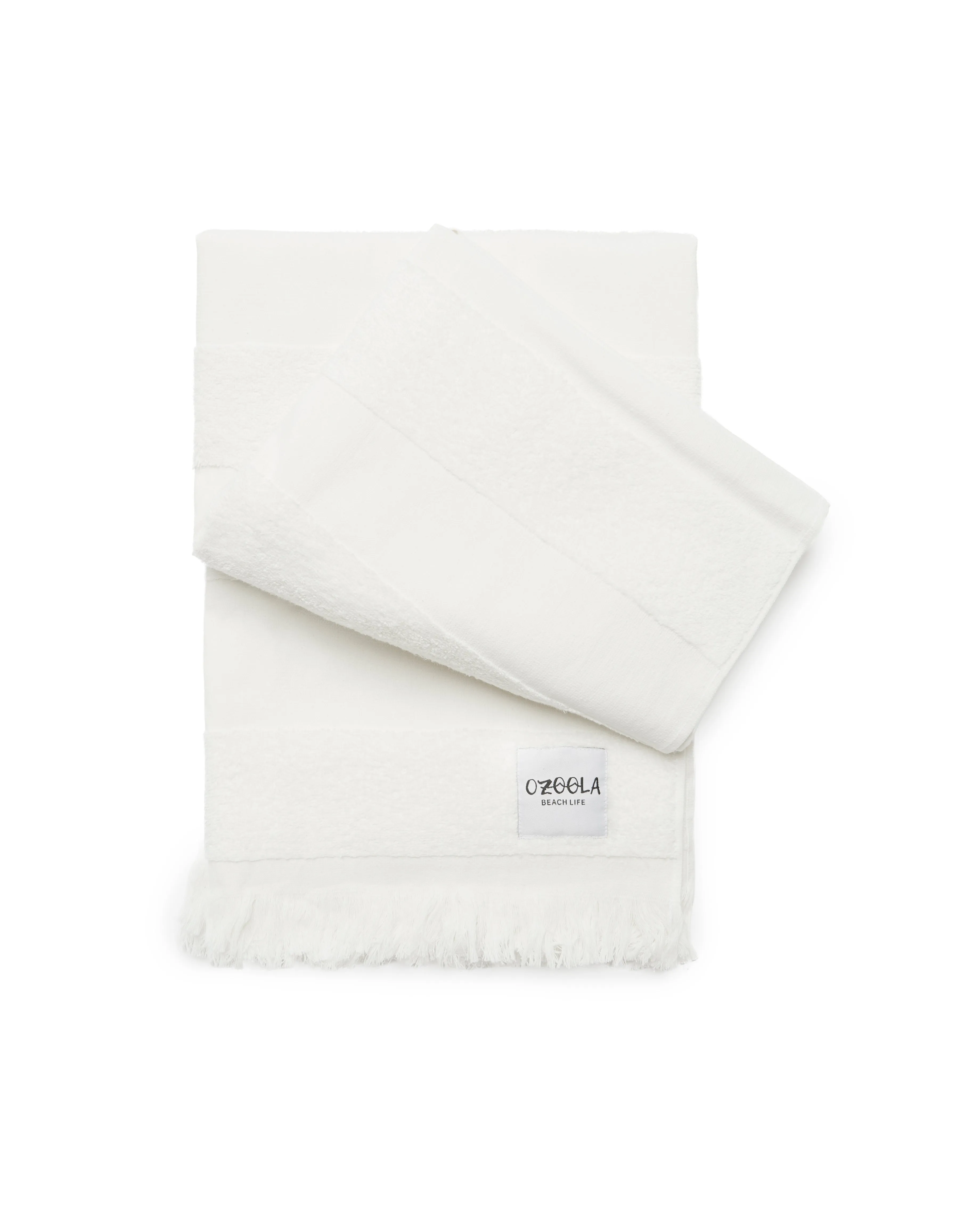 Pool To Beach Towel- White Wash