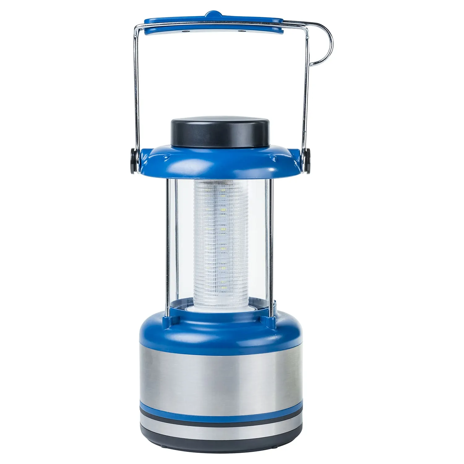 Portable Solar LED Lantern with 5.5v USB Output in Blue Solar Lighting Direct